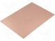 Laminát  hliník  1mm  L 244mm  W 170mm  Povlak  meď