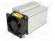 Chladič  extrudovaný  L 100mm  hliník  naturálny  12VDC