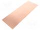 Laminát  FR4  0,6mm  L 280mm  W 100mm  Povlak  meď  obojstranný