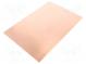 Laminát  FR4  0,6mm  L 233mm  W 160mm  Povlak  meď  obojstranný