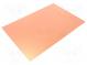 Laminát  FR4  0,6mm  L 233mm  W 160mm  Povlak  meď