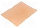 Laminát  FR4  2,4mm  L 100mm  W 75mm  Povlak  meď  obojstranný