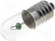 Filament lamp  miniature  E10  6.3VDC  300mA  Bulb  cylindrical  2W