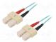 Optický kábel patchcord  OM3  SC/UPC,z oboch strán  2m  LSZH