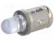LED lampa  modrý  BA7S  12VDC  12VAC