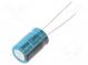 Kondenzátor  elektrolytický  THT  1000uF  16VDC  Ø10x16mm  ±20%