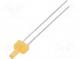 LED  2mm  oranžová  20÷45mcd  130°  1,5÷2,4V  Čelo  plochá