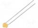 LED  1,8mm  oranžová  210÷350mcd  60°  1,5÷2,4V  Čelo  konvexné