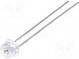 LED  4,8mm  oranžová  600÷1000mcd  100°  Čelo  konvexné  1,5÷2,4V