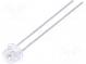LED  4,8mm  červená  1000÷1700mcd  100°  Čelo  konvexné  1,6÷2,4V