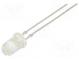 LED  5mm  biela studená  12000÷18000mcd  22°  20mA  2,8÷4V