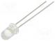 LED  5mm  biela studená  15800mcd  20°  20mA  2,8÷3,8V