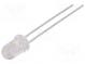 LED  5mm  biela teplá  14000÷20000mcd  15°  20mA  2,8÷3,8V