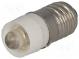 LED lampa  biela  E10  12VDC  12VAC