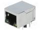 Zásuvka  RJ45  PIN  8  tienené,s LED diódou  Usporiad.kol  8p8c