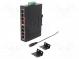 Switch Ethernet  neriadený  Počet portov  8  12÷48VDC  RJ45  7,5W