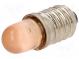 LED lamp  orange  E10  24VDC  24VAC  AC lum  600÷800mcd
