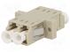 Konektor  optické  zásuvka,spojka  Duplex, multimódový (MM)