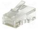 Zástrčka  RJ45  PIN  8  Kat  5e  netienené  Usporiad.kol  8p8c