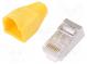 Zástrčka  RJ45  PIN  8  Kat  6  tienené,s krytom  Usporiad.kol  8p8c