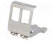 Puzdro konektora RJ45  Keystone  RJ45 zásuvka x2  lišta DIN