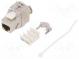 Zásuvka  RJ45  Kat  6a  tienené,Keystone  Usporiad.kol  8p8c