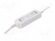 Napájací zdroj  spínaný  LED  24W  12VDC  2A  220÷240VAC  IP67  82%