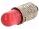 LED lamp  red  E10  24VDC  24VAC  AC lum  700÷800mcd