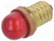 LED lampa  červený  E14  24VDC  24VAC