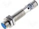 Senzor  indukčný  0÷4mm  10÷30VDC  M12  Pripojenie  konektor M12