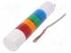 Signalizátor  signalizačný stĺpik  LED  24VDC  IP65  LR6  Mat  ABS