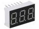 Displej  LED  7-segmentový  9,14mm  zelený  4,8mcd  anóda  Poč.zn 3