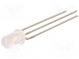 LED  5mm  dvojfarebná  červená/modrá  680÷1900mcd  180÷520mcd  55°