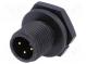 Zásuvka  M12  PIN  3  vidlica  kód A-DeviceNet / CANopen  IP68