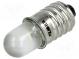 LED lampa  biela  E10  12VDC  12VAC