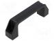 Rukoväť  Mat  technopolymér (PA)  čierna  H 41mm  L 137mm  W 26mm