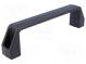 Rukoväť  Mat  technopolymér (PA)  čierna  H 50mm  L 196mm  W 28mm