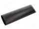 Teplom zmrštiteľná trubička  s lepidlom  50mm  L  1m  čierna  MA47