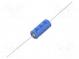 Kondenzátor  elektrolytický  THT  47uF  63VDC  Ø8x18mm  ±20%  3000h