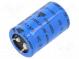 Kondenzátor  elektrolytický  SNAP-IN  3,3mF  63VDC  Ø25x40mm  ±20%