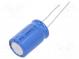 Kondenzátor  elektrolytický  THT  100uF  100VDC  Ø12,5x20mm  ±20%