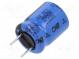 Kondenzátor  elektrolytický  THT  100uF  50VDC  Ø10x12mm  ±20%