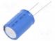 Kondenzátor  elektrolytický  THT  4,7mF  16VDC  Ø18x25mm  ±20%