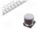 Kondenzátor  elektrolytický  SMD  220uF  16VDC  10x10x10mm  ±20%