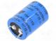 Kondenzátor  elektrolytický  SNAP-IN  3,3mF  50VDC  Ø22x30mm  ±20%
