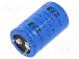 Kondenzátor  elektrolytický  SNAP-IN  100uF  400VDC  Ø22x35mm
