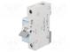 Nadprúdový vypínač  230/400VAC  Imen  16A  Póly  1  DIN  Charakt  C