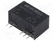Prevodník  DC/DC  1W  Uvst 4,5÷5,5V  Uvýst 15VDC  Uvýst2 -15VDC