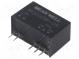 Prevodník  DC/DC  2W  Uvst 10,8÷13,2V  Uvýst 9VDC  Uvýst2 -9VDC