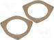 Dištančný krúžok  MDF  165mm  Toyota  impregnovaný, lakovaný
